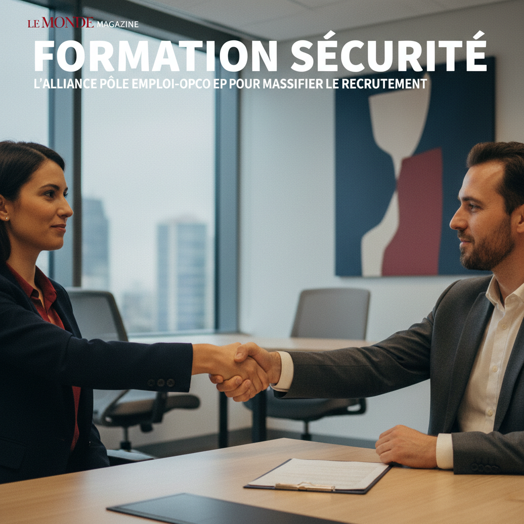 Formation sécurité : l'alliance Pôle Emploi-OPCO EP pour massifier le recrutement