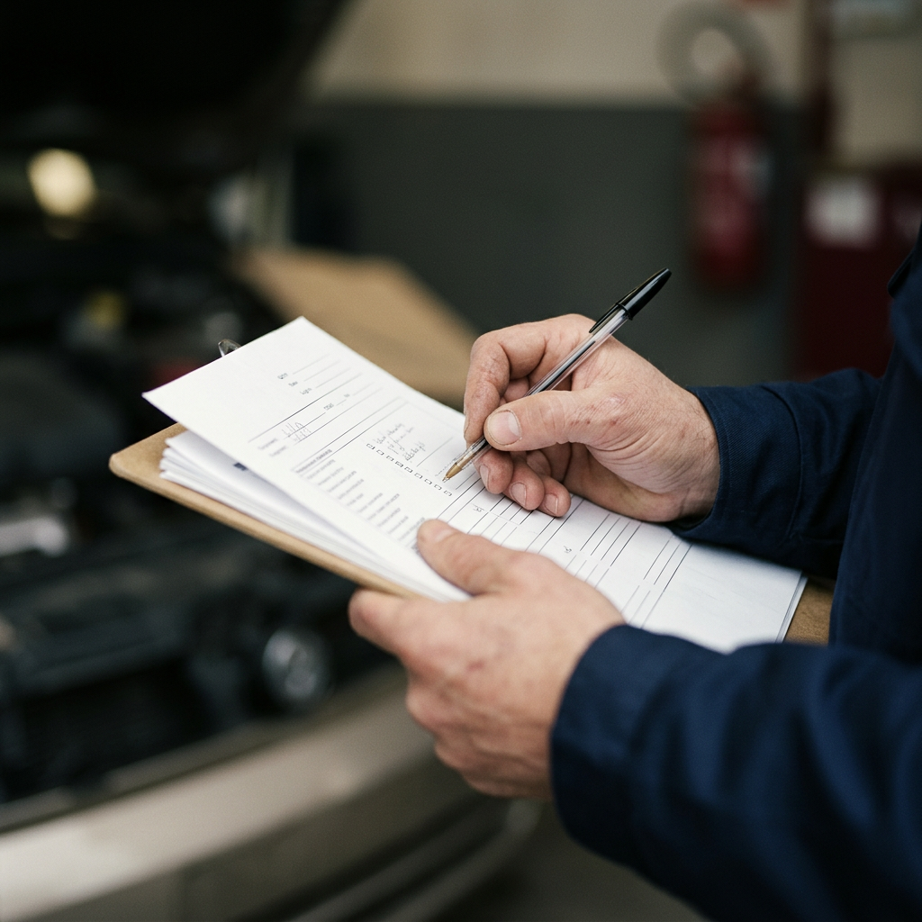 Illustration éditoriale : GMAO (Gestion de Maintenance Assistée par Ordinateur)