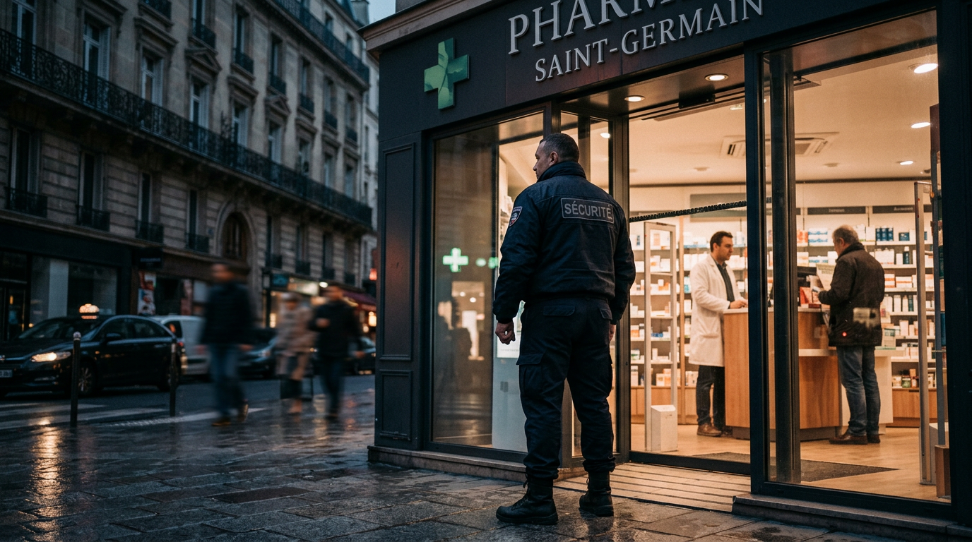 Recrutement et formation des agents de sécurité en pharmacie après +77% d'agressions