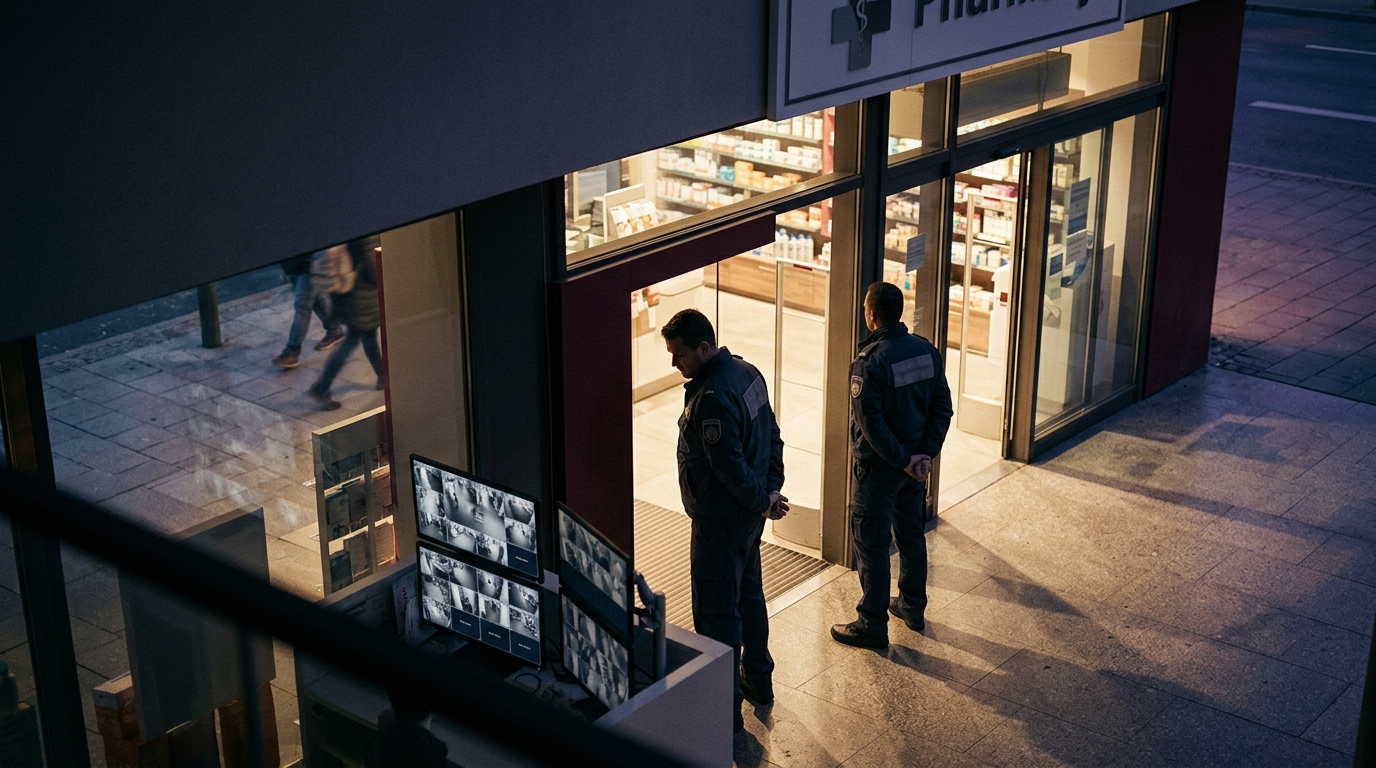 Sécuriser une pharmacie en 2026 : équilibre agents & vidéoprotection algorithmique